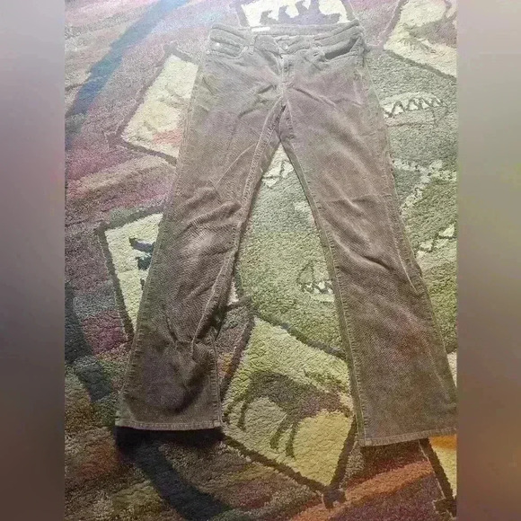 Kut from the kloth Farrah baby bootcut brown corduroy pants size 8. - Picture 2 of 12